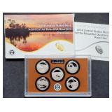 2014 America the Beautiful Quarter Proof Set MIB