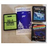 3 Rare Atari 2600 Games & Contest Booklet