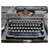 Antique Underwood Typewriter in Case