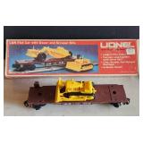 Lionel 9121 L&N Flatcar with Allis Chalmers Dozer