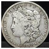 1890-O Morgan Silver Dollar