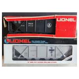 Pair of Boxed Lionel Hopper Train Cars 9110