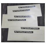 3 International Pedal Tractor Decal Sets Ertl