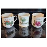 Victorian Shaving, Mother, Father Mugs