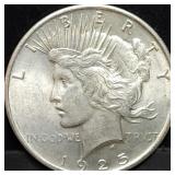 1925 Peace Silver Dollar Gem BU