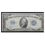 1934 $10 Silver Certificate Nice Note