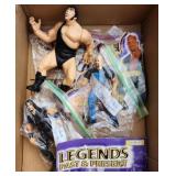 Vintage Jakks Pacific Wrestling Figures Legends
