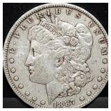 1887 Morgan Silver Dollar