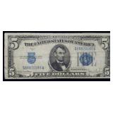 1934 D $5 Silver Certificate Nice Note