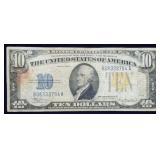 1934 A $10 North Africa Silver Certificate WW2