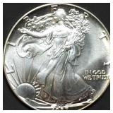 1987 1oz Silver Eagle BU