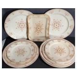 Royal Daulton Versailles Victorian Dish Set 11pc