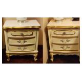 Nice Pair of French Provincial Night Stands