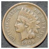 1909 Indian Head Cent, Better Date