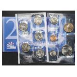 2000 Philadelphia 10-Coin Mint Set in Envelope
