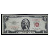 1953 $2 Red Seal Legal Tender High Grade Note
