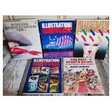 American Illustration Showcase Vol 6 7 8 Books,