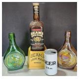 Bar Back Displays Jim Beam, Wheaton Glass, BEER