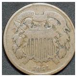 1864 Two Cent Piece