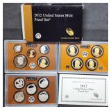 Key Date 2012 US Mint Proof Set MIB