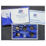 2000 Statehood Quarter Proof Set MIB