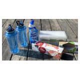 Food Storage, Water Bottles, Cleaners