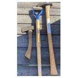Axe, Splitting Hammer & New Handle
