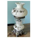 Parlor Lamp with Glass Prisms