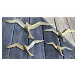 Brass Wall Birds