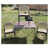 Card Table and 3 Chairs