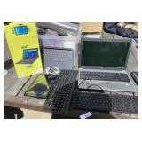 Laptop, Tablet and Keyboards