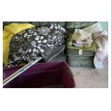 Large Tote Full of Bedding