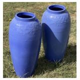 26" Stoneware Pottery Vases