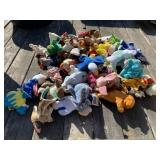 Large Lot of Plush Animals