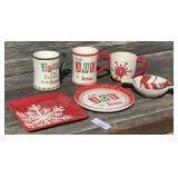 Christmas Mugs and Plates
