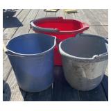 3 - Plastic Buckets