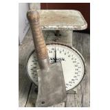 Hansen Scale and Meat Cleaver Hansen Scale and Meat Cleaver