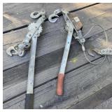 2 - Ratcheting Cable Come-Alongs 2 - Ratcheting Cable Come-Alongs