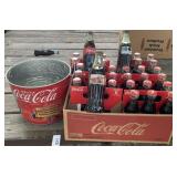 Collector Coke Bottles and Bucket Collector Coke Bottles and Bucket