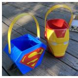 Super Hero Halloween Buckets Super Hero Halloween Buckets