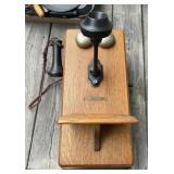 Stromberg Carlson Oak Wall Telephone Stromberg Carlson Oak Wall Telephone