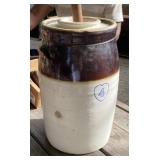 4 Gallon Stoneware Churn 4 Gallon Stoneware Churn
