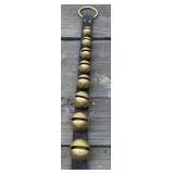 24" Strap of Brass Sleigh Bells 24" Strap of Brass Sleigh Bells