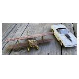 Diecast Car and Biplane Diecast Car and Biplane