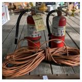 Fire Extinguishers and Extension Cord Fire Extinguishers and Extension Cord