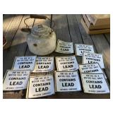 Fuel Pump Stickers, Granite Tea Kettle Fuel Pump Stickers, Granite Tea Kettle