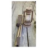 Barn Lantern and Corn Planter Barn Lantern and Corn Planter