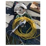 Handsaw and Extension Cords Handsaw and Extension Cords