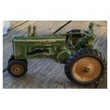 John Deere A Tractor with Man John Deere A Tractor with Man