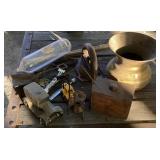 Sad Iron, Butter Mold, Primitives Sad Iron, Butter Mold, Primitives